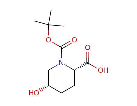 (2S-trans)-5-Hydroxy-1,2-piperidinedicarboxylic acid 1-(tert-butyl) ester