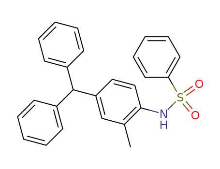N-(4-benzhydryl-2-methyl-phenyl)benzenesulfonamide