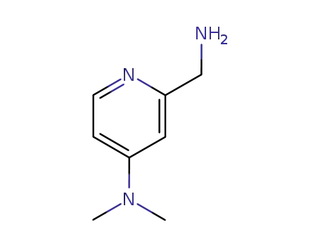 Molecular Structure of 500716-28-9 (2-Pyridinemethanamine,4-(dimethylamino)-(9CI))