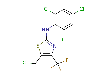2-Thiazolamine,
5-(chloromethyl)-N-(2,4,6-trichlorophenyl)-4-(trifluoromethyl)-
