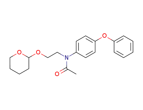 <i>N</i>-(4-phenoxy-phenyl)-<i>N</i>-[2-(tetrahydro-pyran-2-yloxy)-ethyl]-acetamide
