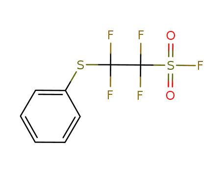 Molecular Structure of 1000294-01-8 (1,1,2,2-tetrafluoro-2-(phenylsulfanyl)ethanesulfonyl fluoride)