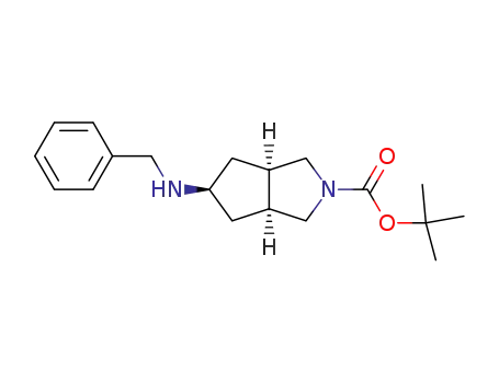 tert-butyl (cis-exo)-5-(benzylamino)-3,3a,4,5,6,6a-hexahydro-1H-cyclopenta[c]pyrrole-2-carboxylate