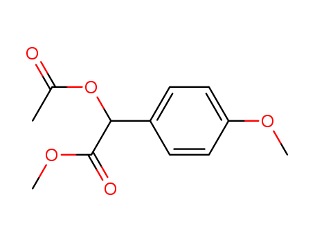 α-Acetyloxy-4-methoxybenzeneacetic acid methyl ester