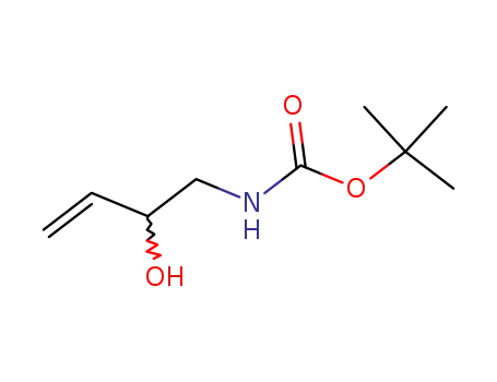 Molecular Structure of 134676-36-1 (Carbamic acid, (2-hydroxy-3-butenyl)-, 1,1-dimethylethyl ester (9CI))