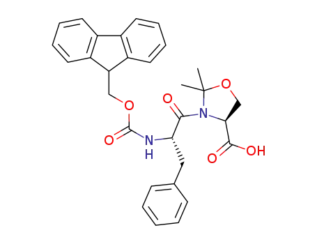Molecular Structure of 878797-01-4 (FMOC-PHE-SER(PSIME,MEPRO)-OH)