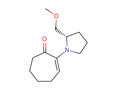 2-Cyclohepten-1-one, 2-[2-(methoxymethyl)-1-pyrrolidinyl]-, (S)-