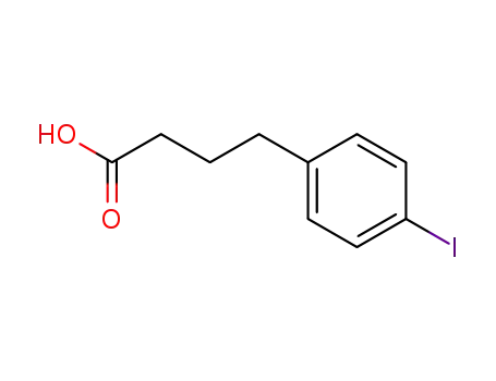 Molecular Structure of 27913-58-2 (4-(P-IODOPHENYL)BUTYRIC ACID)