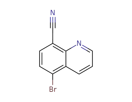 Molecular Structure of 507476-70-2 (5-broMoquinoline-8-carbonitrile)