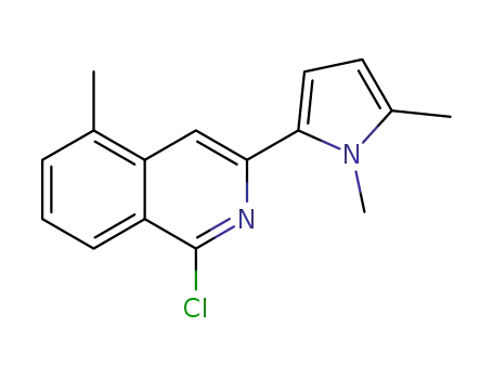 1-chloro-3-(1,5-dimethyl-1H-pyrrol-2-yl)-5-methyl-isoquinoline