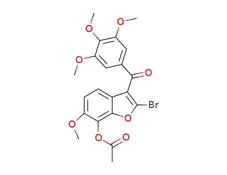 7-O-acyl-2-bromo-6-methoxy-3-(3,4,5-trimethoxybenzoyl)-benzo[b]furan