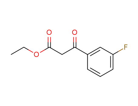 Molecular Structure of 33166-77-7 (3-(3-FLUORO-PHENYL)-3-OXO-PROPIONIC ACID ETHYL ESTER)