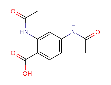 Molecular Structure of 73748-78-4 (2,4-bis(acetylamino)benzoic acid)
