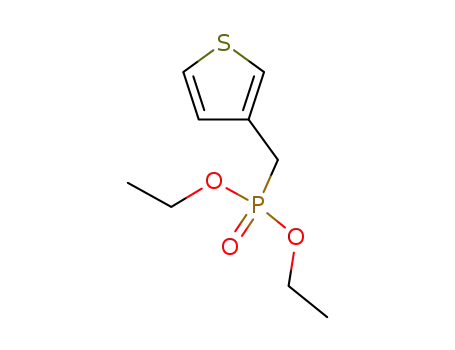 Molecular Structure of 21382-79-6 (Phosphonic acid, (3-thienylmethyl)-, diethyl ester)