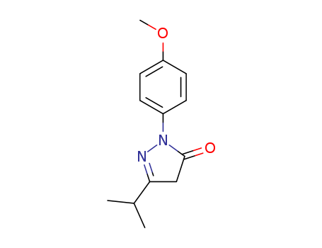 3-isopropyl-1-(4-methoxyphenyl)-1H-pyrazol-5(4H)-one