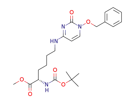 N<sup>α</sup>-tert-butoxycarbonyl-N<sup>ε</sup>-(1-benzyloxy-1,2-dihydro-2-oxopyrimidin-4-yl)-L-lysine methyle ester