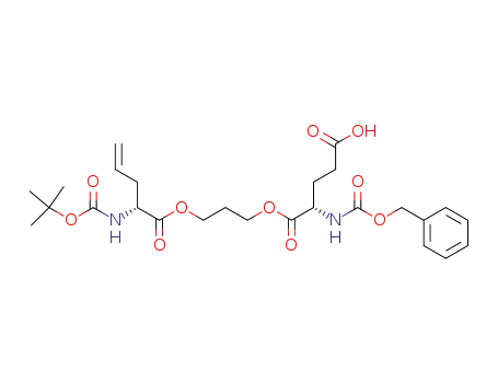 (S)-2-Benzyloxycarbonylamino-pentanedioic acid 1-[3-((R)-2-tert-butoxycarbonylamino-pent-4-enoyloxy)-propyl] ester