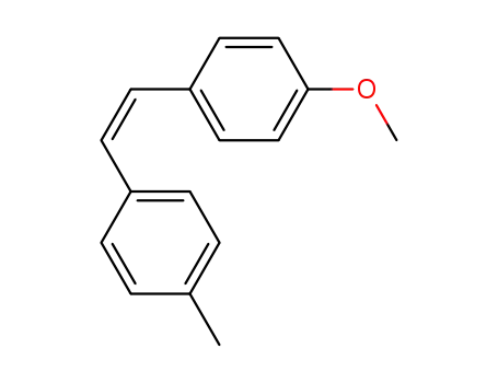 Molecular Structure of 17555-94-1 ((Z)-1-methoxy-4-[2-(4-methylphenyl)ethenyl]benzene)