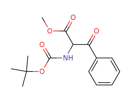 methyl 2-((tert-butoxycarbonyl)amino)-3-oxo-3-phenylpropanoate