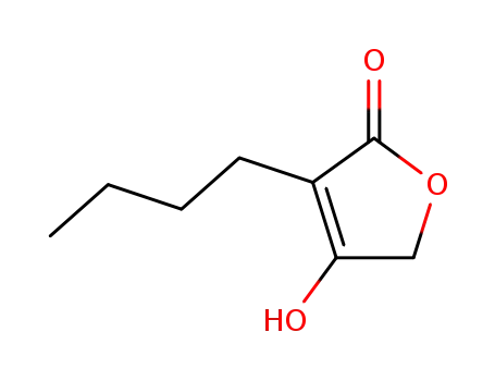 alpha-n-Butyl-beta-hydroxy-delta(sup alpha,beta)-butenolid [German]