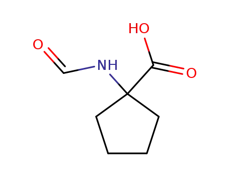 Molecular Structure of 15026-77-4 (1-formamidocyclopentane-1-carboxylic acid)