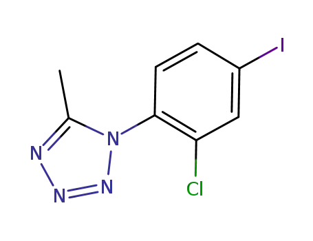 1H-Tetrazole, 1-(2-chloro-4-iodophenyl)-5-methyl-