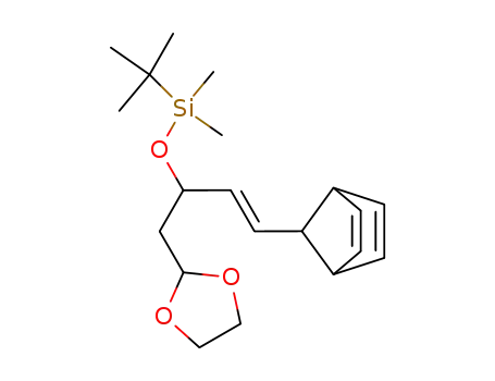 ((E)-3-Bicyclo[2.2.1]hepta-2,5-dien-7-yl-1-[1,3]dioxolan-2-ylmethyl-allyloxy)-tert-butyl-dimethyl-silane
