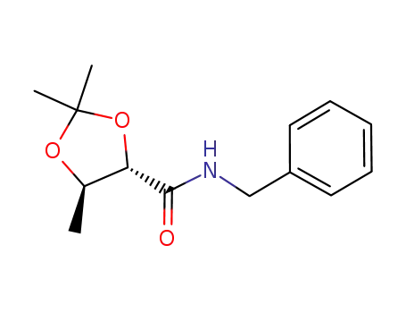 1,3-Dioxolane-4-carboxamide, 2,2,5-trimethyl-N-(phenylmethyl)-,
(4S,5R)-