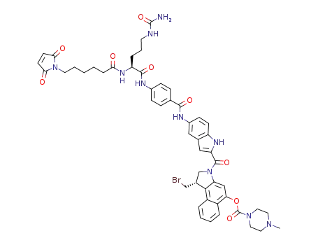 C<sub>51</sub>H<sub>55</sub>BrN<sub>10</sub>O<sub>9</sub>