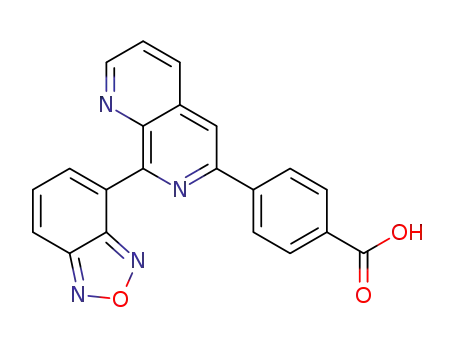 6-(4-carboxyphenyl)-8-(4-benzo[c]furazanyl)-1,7-naphthyridine