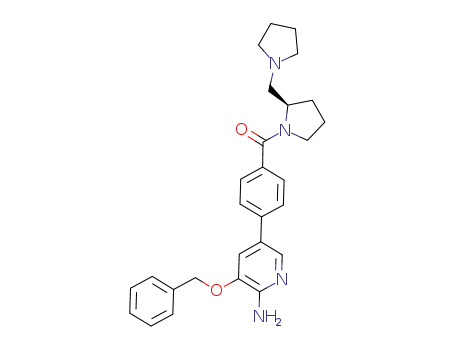 (R)-(4-(5-benzyloxy-6-aminopyridin-3-yl)phenyl)(2-(pyrrolidin-1-ylmethyl)pyrrolidin-1-yl)methanone