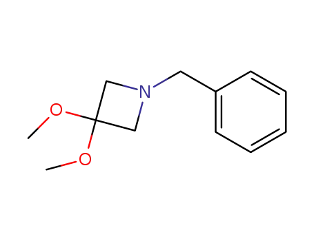 1-benzyl-3,3-dimethoxyazetidine