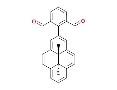 trans-2-(2,6-diformylphenyl)-10b,10c-dimethyl-10b,10c-dihydropyrene