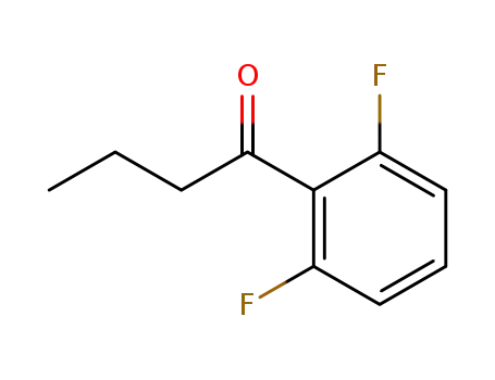 Molecular Structure of 95727-77-8 (1-(2,6-DIFLUOROPHENYL)BUTAN-1-ONE)