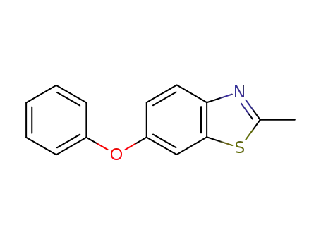 Molecular Structure of 92163-23-0 (2-methyl-6-phenoxy-benzothiazole)