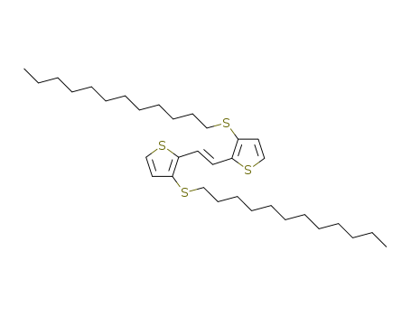 2,2'-(1E)-1,2-Ethenediylbis[3-(dodecylthio)thiophene]