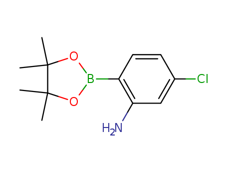 5-Chloro-2-(4,4,5,5-tetramethyl-1,3,2-dioxaborolan-2-yl)aniline cas no. 863578-21-6 98%