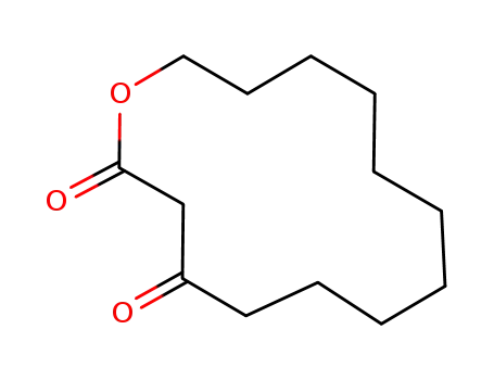 Molecular Structure of 85920-71-4 (Oxacyclotetradecane-2,4-dione)