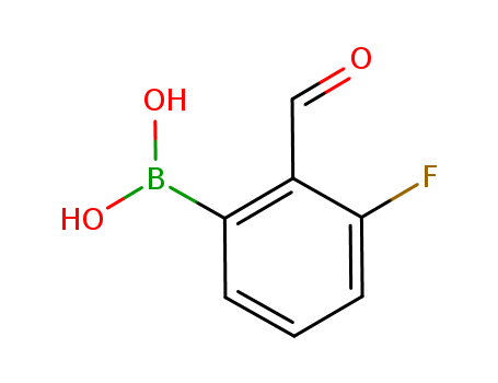 Boronic acid, (3-fluoro-2-formylphenyl)- cas  871126-15-7