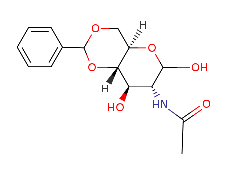 2-AcetaMido-4,6-o-benzylidene-2-deoxy-D-glucopyranose,29776-43-0