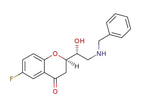 (R,R)-2-(2-benzylamino-1-hydroxy-ethyl)-6-fluoro-chroman-4-one