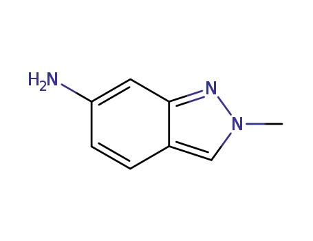 Molecular Structure of 50593-30-1 (6-AMINO-2-METHYL-2H-INDAZOLE)