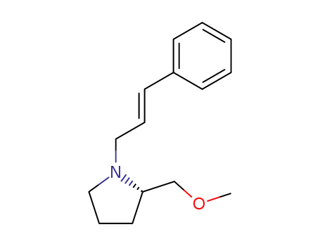 Pyrrolidine, 2-(methoxymethyl)-1-[(2E)-3-phenyl-2-propenyl]-, (2S)-