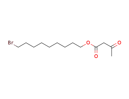 Molecular Structure of 85920-68-9 ((9'-Bromo-1'-nonyl)-3-oxobutanoate)