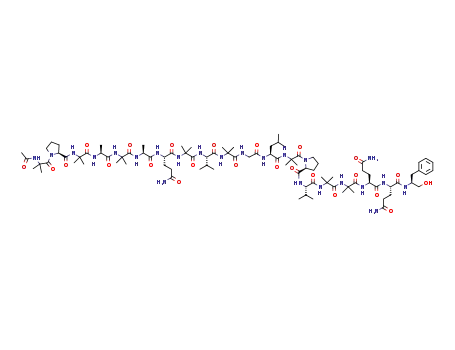 AlaMethicin F, AlaMethicin Rf 50, 아트로비리딘 A, 18-L-글루타민-알라메티신 I
