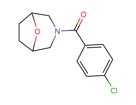 8-Oxa-3-azabicyclo[3.2.1]octane, 3-(4-chlorobenzoyl)-