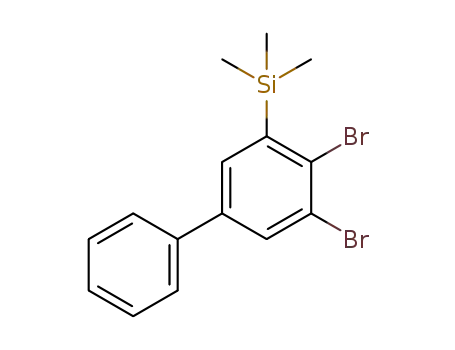 (4,5-dibromobiphenyl-3-yl)trimethylsilane