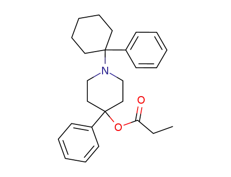 1-(1-phenylcyclohexyl)-4-phenyl-4-piperidyl propionate