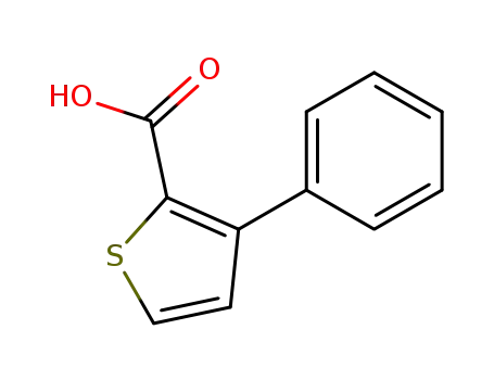Molecular Structure of 10341-88-5 (3-PHENYLTHIOPHENE-2-CARBOXYLIC ACID)