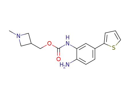 (1-methylazetidin-3-yl)methyl (2-amino-5-(thiophen-2-yl)phenyl)carbamate
